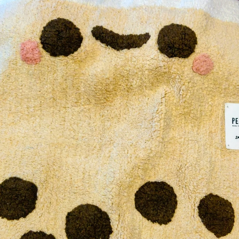 Smiling Boba Tea Bath Mat